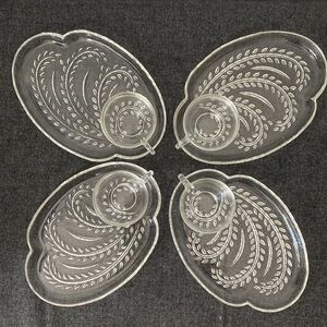 Homestead Snack Set from Federal Glass Co